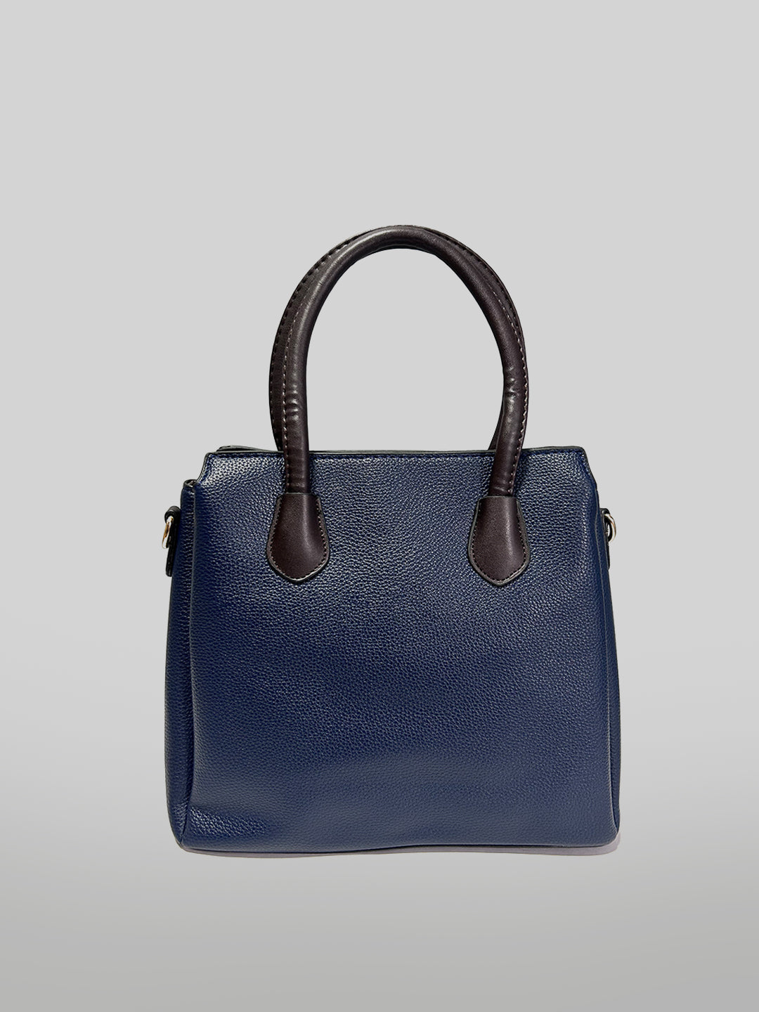 Latin Quarters Women Blue Solid Two Handles Satchel Bag