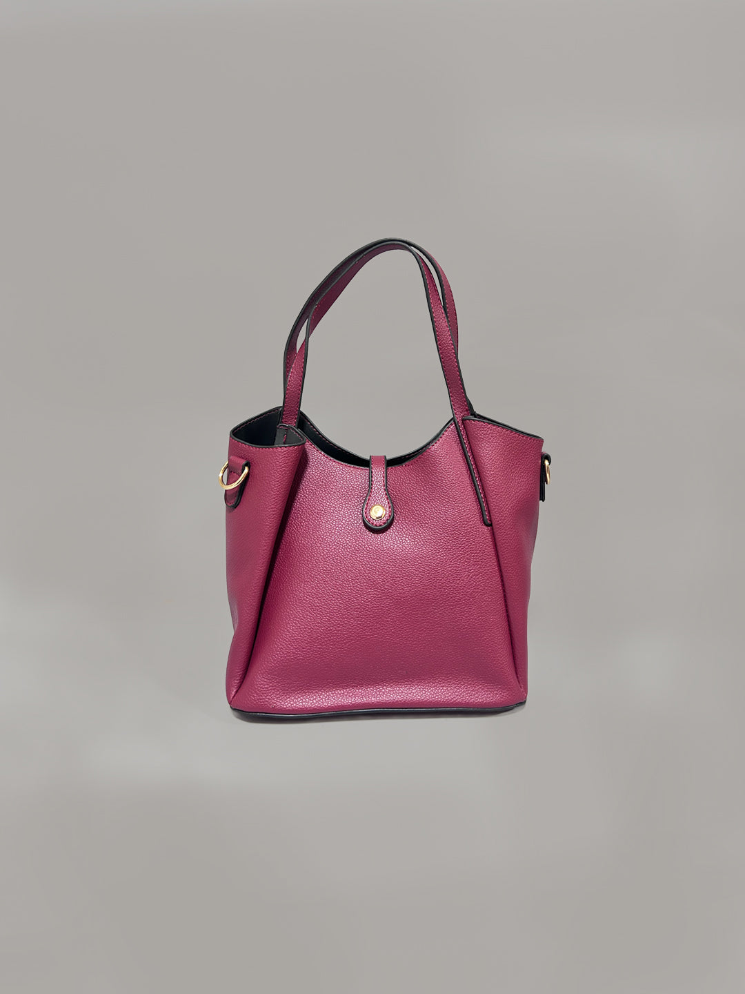 Latin Quarters Women Maroon Solid Casual Handheld Bag