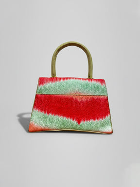 Latin Quarters Women's Multicolor Tie-Dye Print Satchel Bag with Top Handle