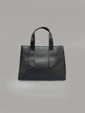 Latin Quarters Women Black Solid Casual Tote Bag