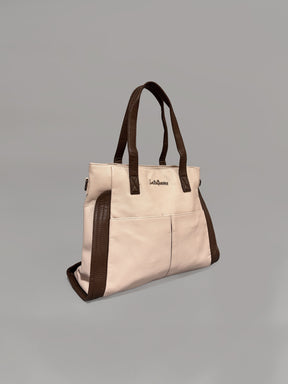 Latin Quarters Women Off White Solid Casual Tote Bag