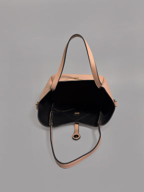 Latin Quarters Women Peach Textured Casual Two handled Handheld Bag
