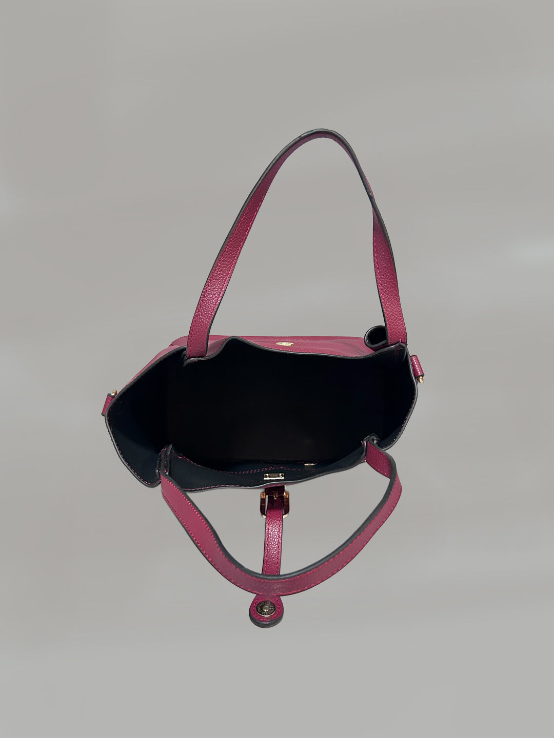 Latin Quarters Women Maroon Solid Casual Handheld Bag