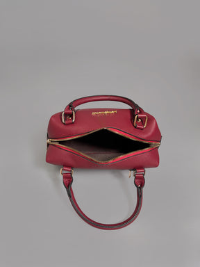 Latin Quarters Women Red Solid Casual Two handled Hobo Bag