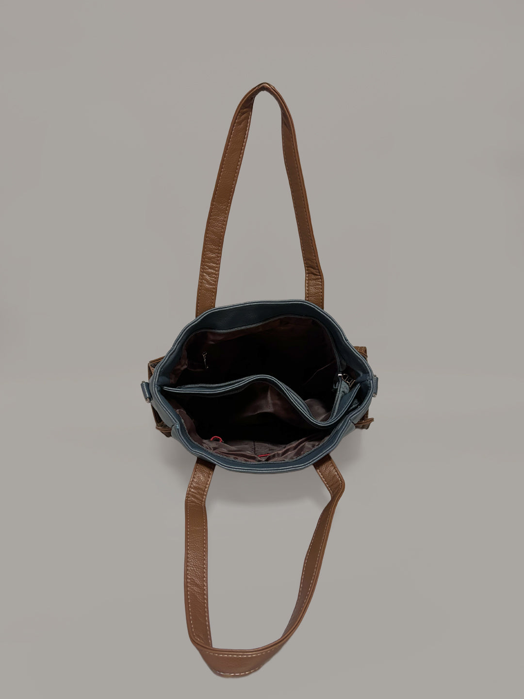 Latin Quarters Women Blue Solid Casual Tote Bag