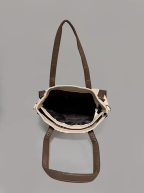 Latin Quarters Women Off White Solid Casual Tote Bag