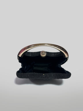 Latin Quarters Women Black Embellished One Handle Sling Bag