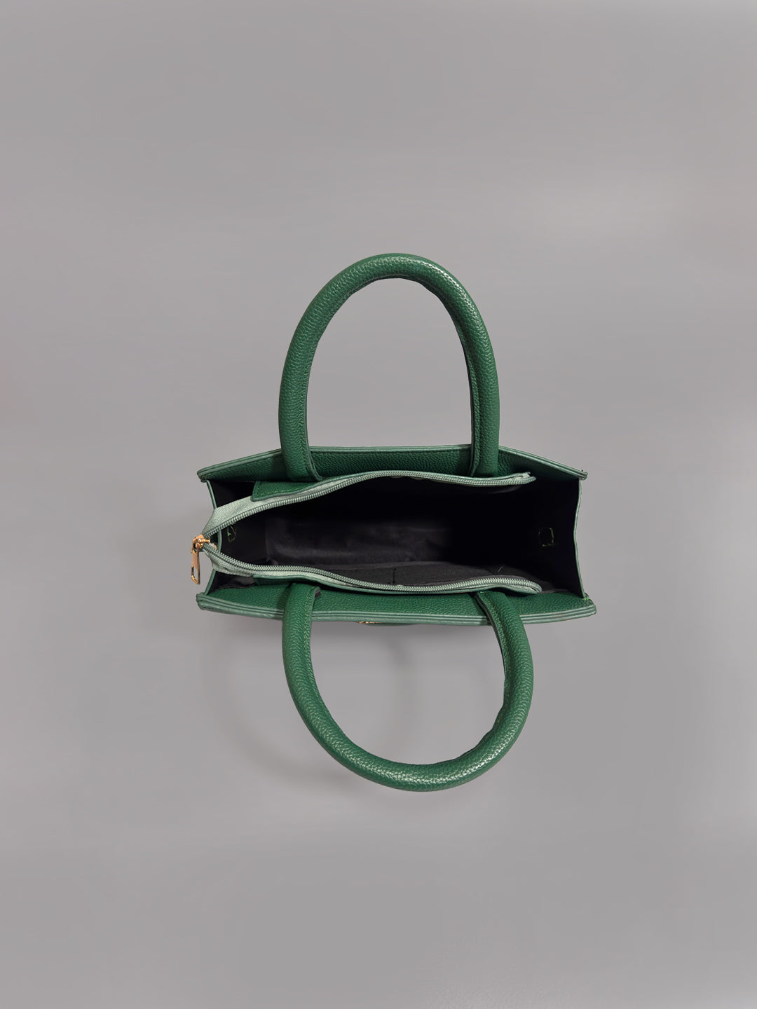 Latin Quarters Women Solid Green Casual Two handled Satchel