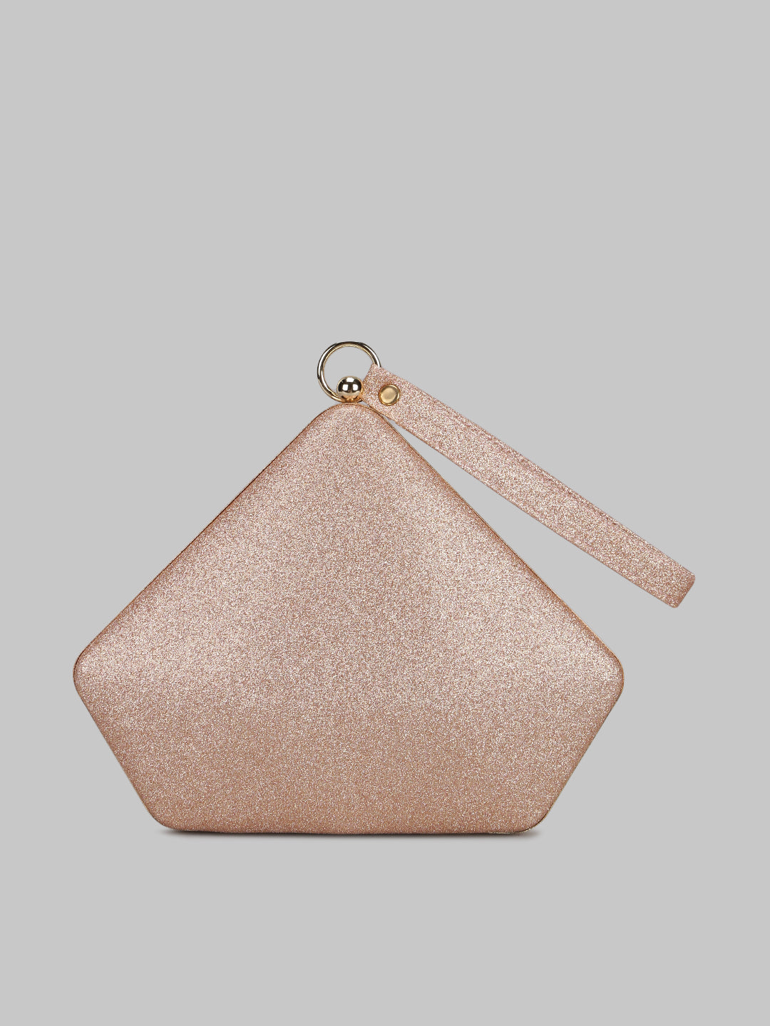 Latin Quarters Women Khaki Solid Stylish Clutch Hand Bags For Evening