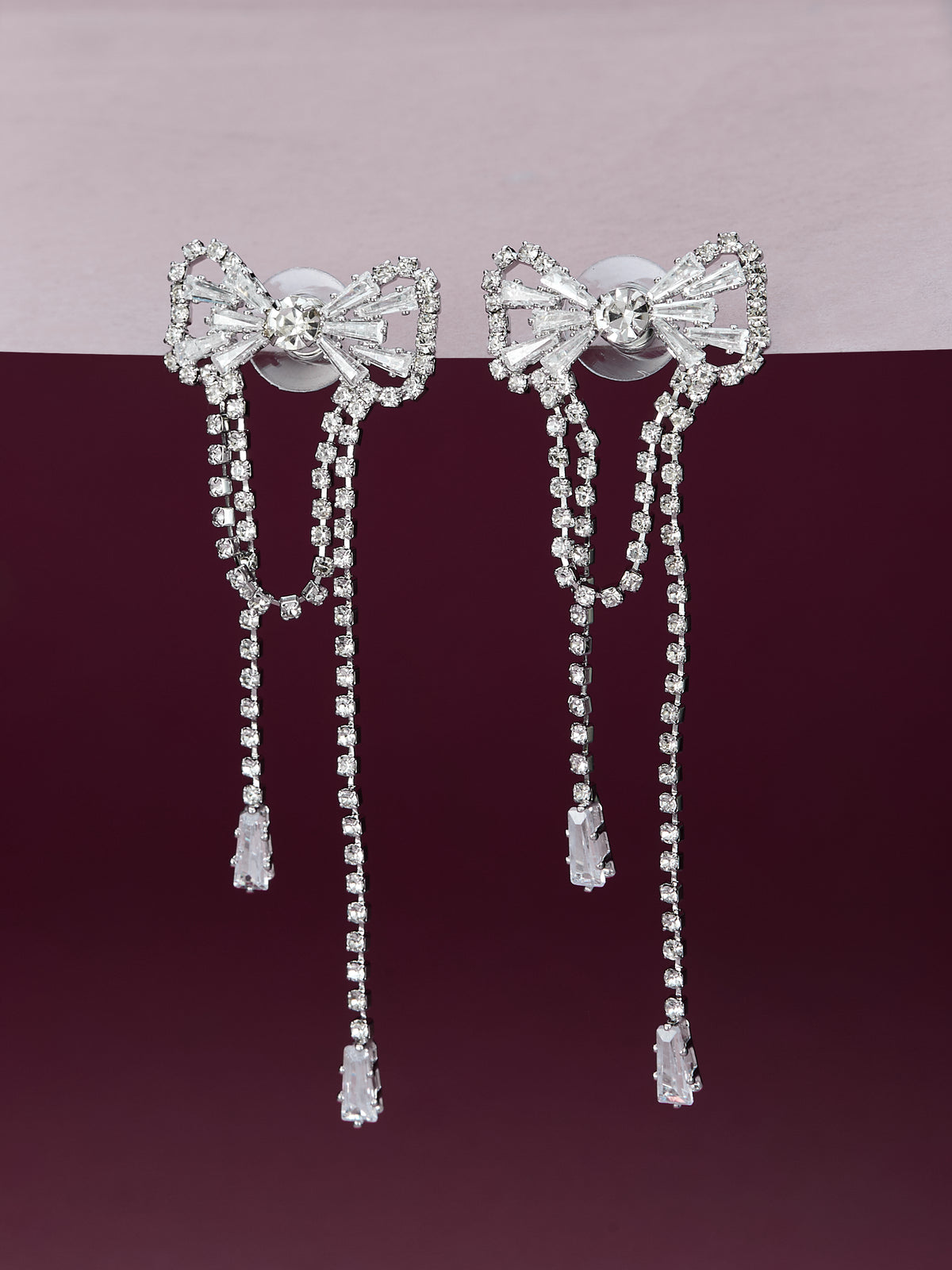 Silver Dangle Earrings for Women & Girls
