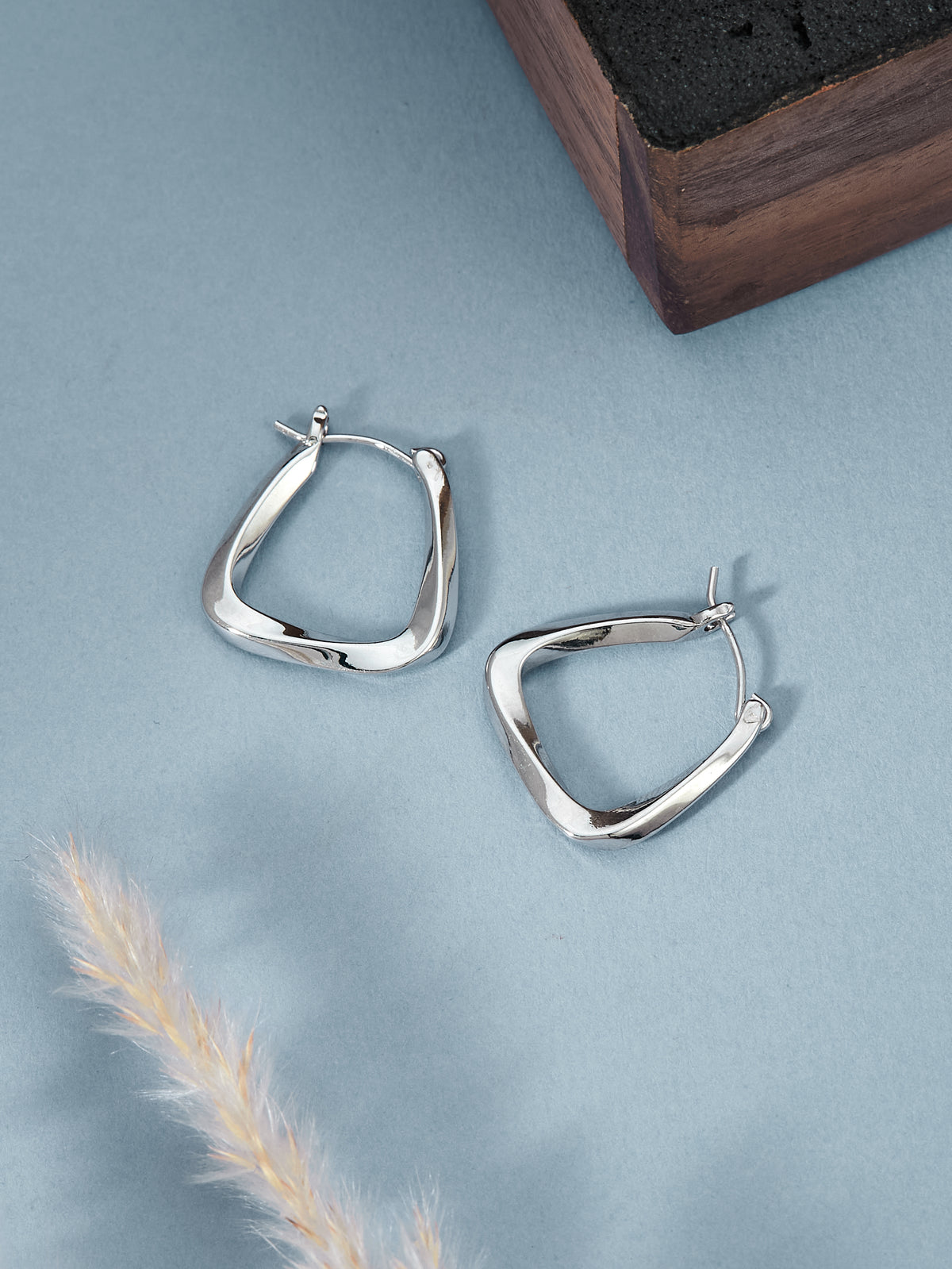 Silver Cute Little Hoop Earrings for Women & Girls