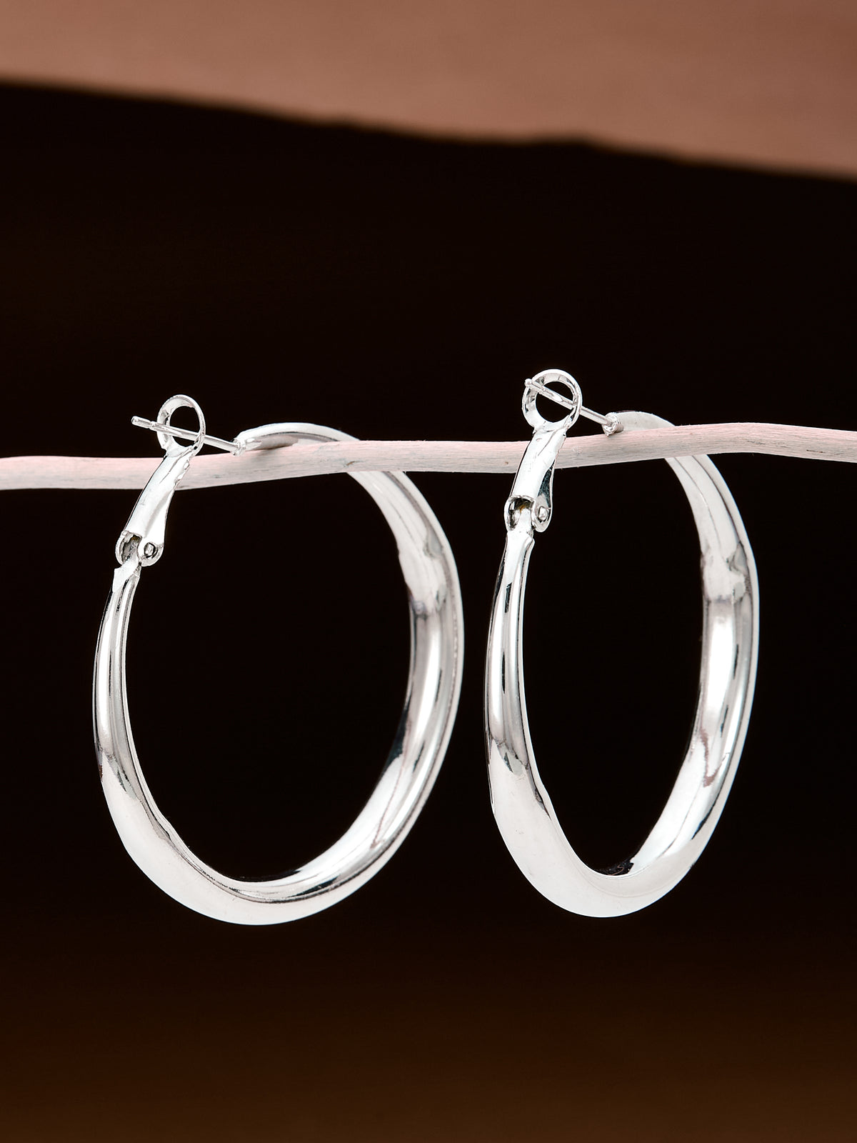 Silver Hoop Earrings for women & girls