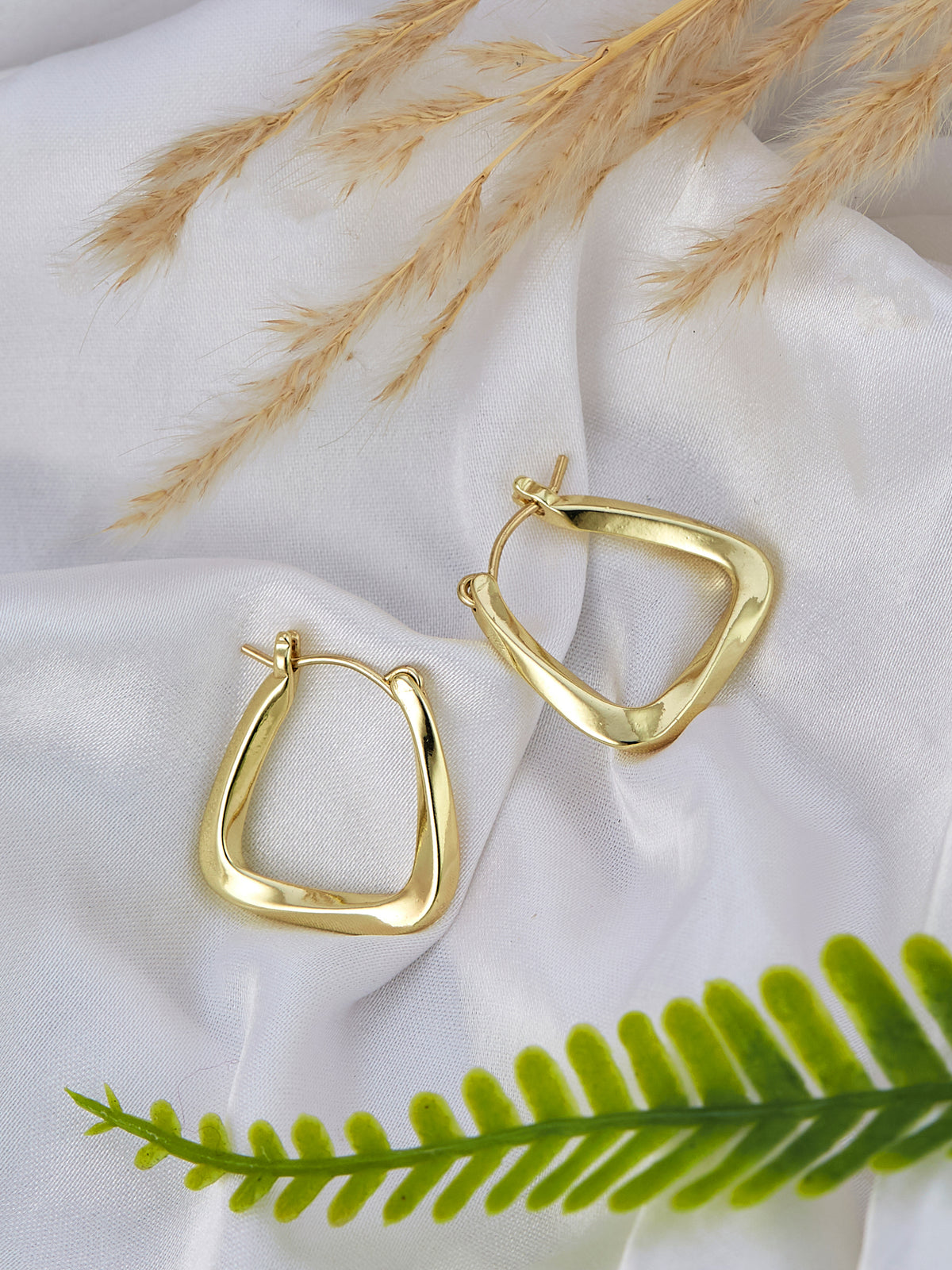 Gold Plated Hoop Earrings for women & girls