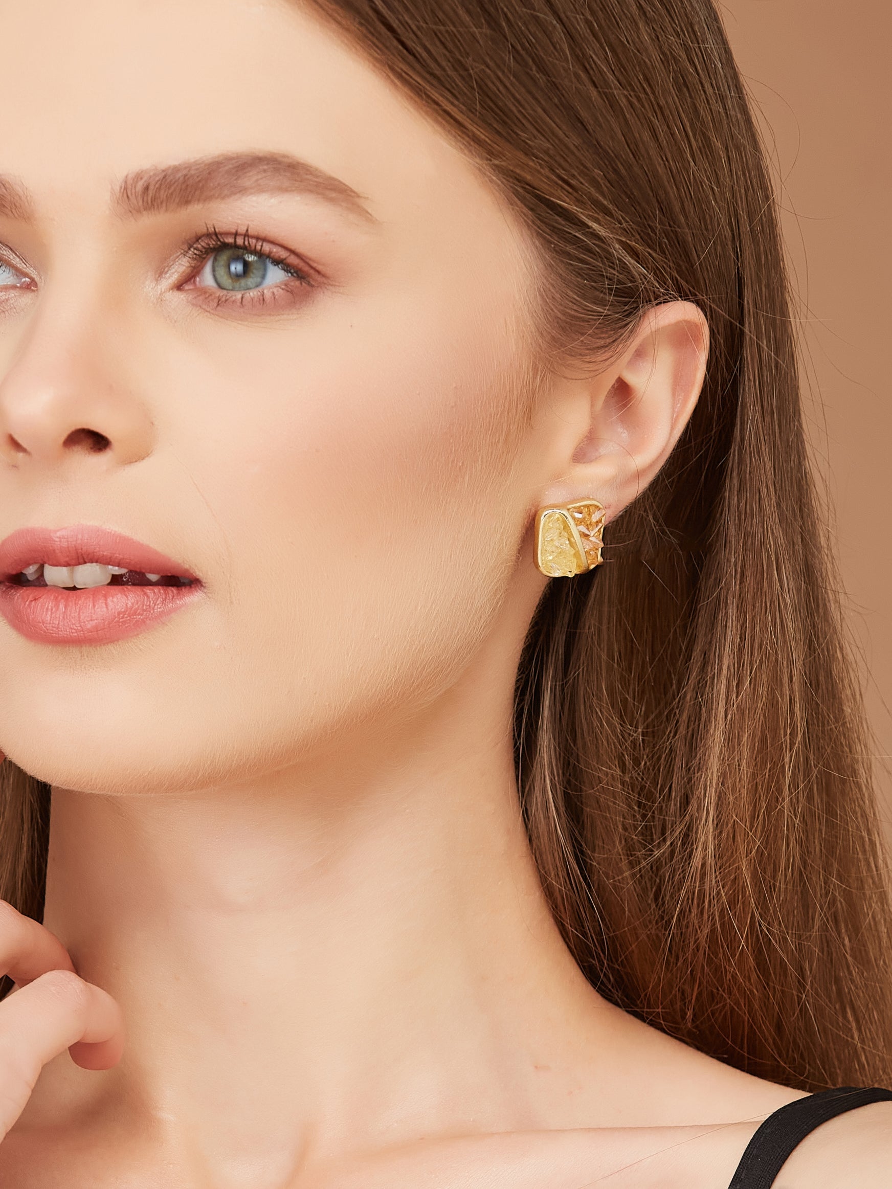 Gold plated Stud Earrings for women & girls