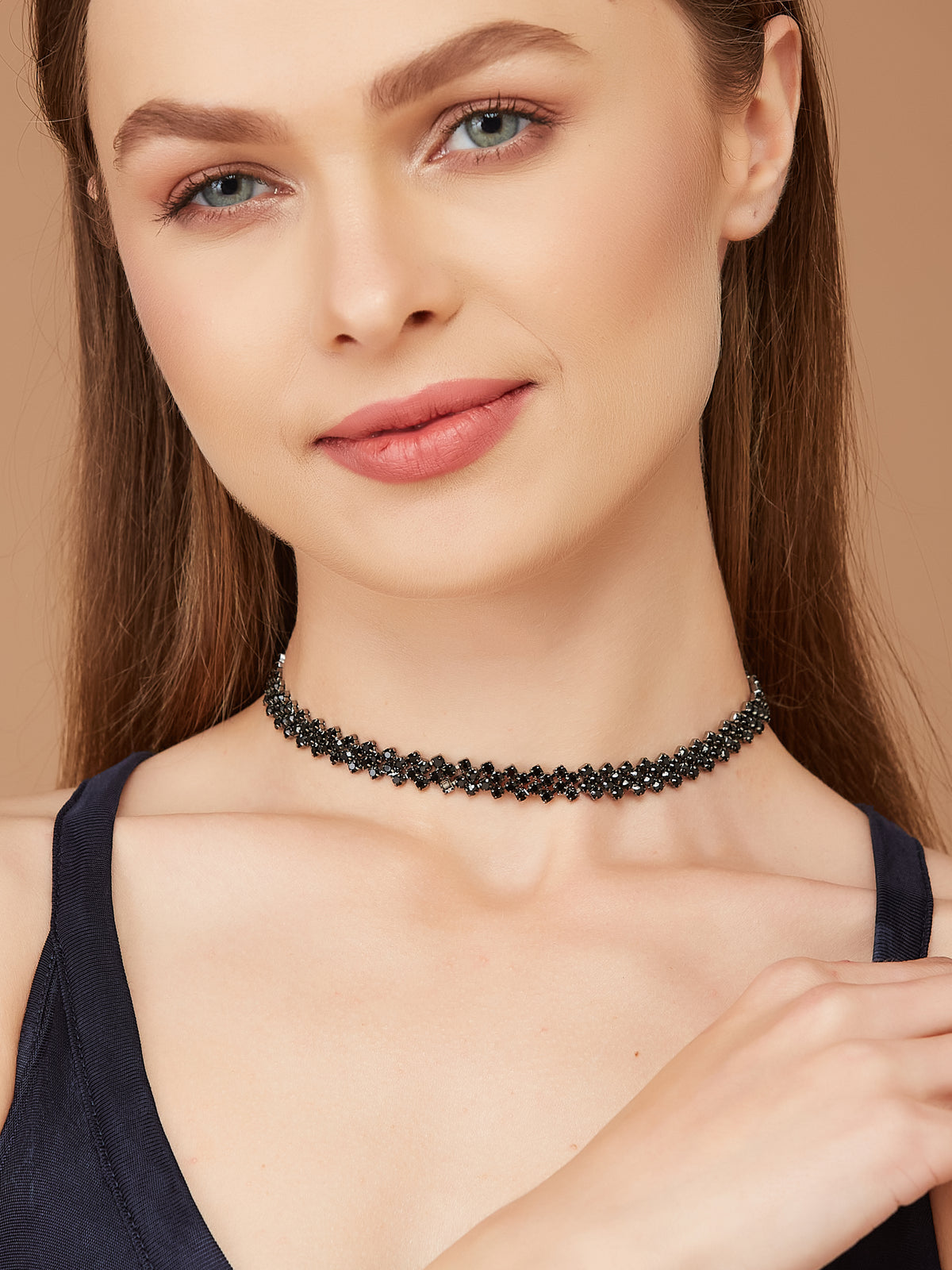 Stylish Black Choker Necklace for women & girls