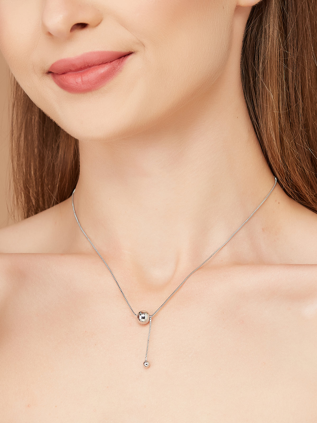 Stylish & Light weight Silver Plated Chain  for women & girls