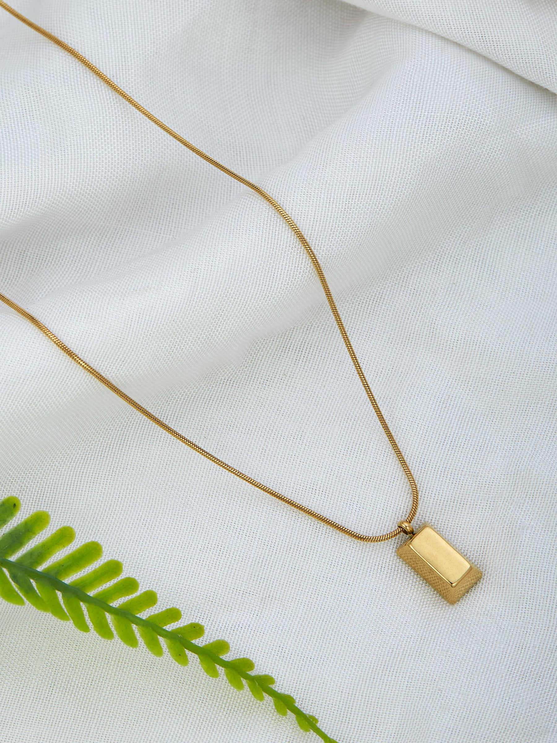 Gold Plated Chain with Gold Plated Pendant for women & girls