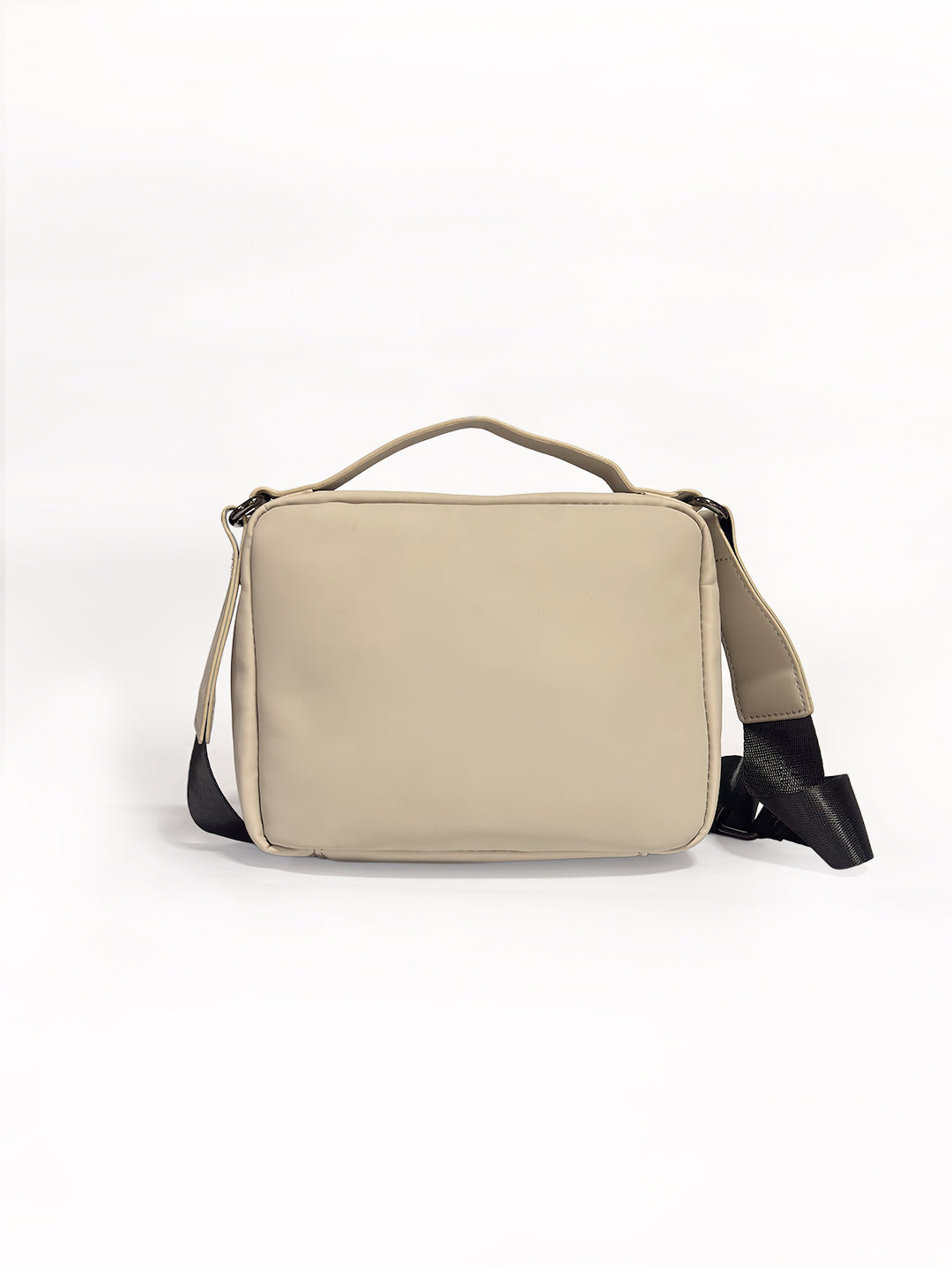 Latin Quarters Women's Off White Quilted Crossbody Bag with Pouch