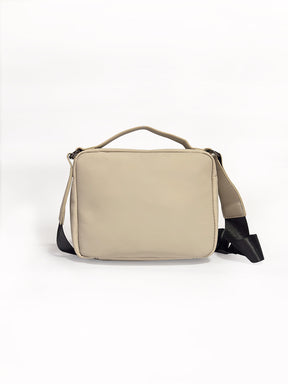 Latin Quarters Women's Off White Quilted Crossbody Bag with Pouch