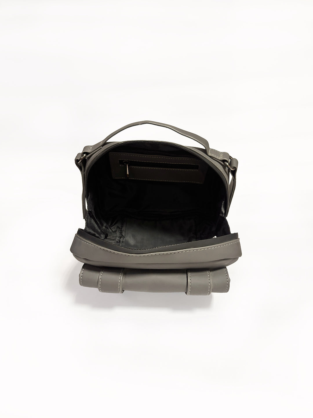 Latin Quarters Women’s Grey Crossbody Bag with Detachable Pouch