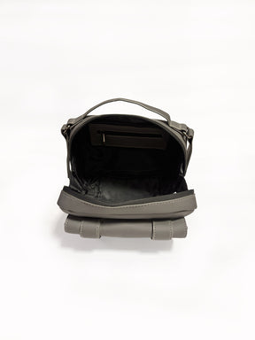 Latin Quarters Women’s Grey Crossbody Bag with Detachable Pouch