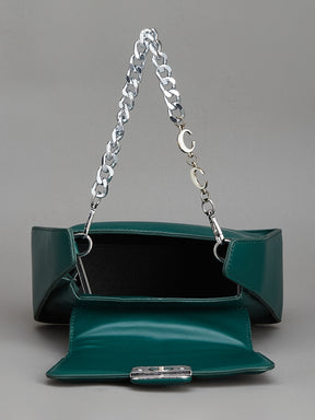 Women Green Handbag for casual