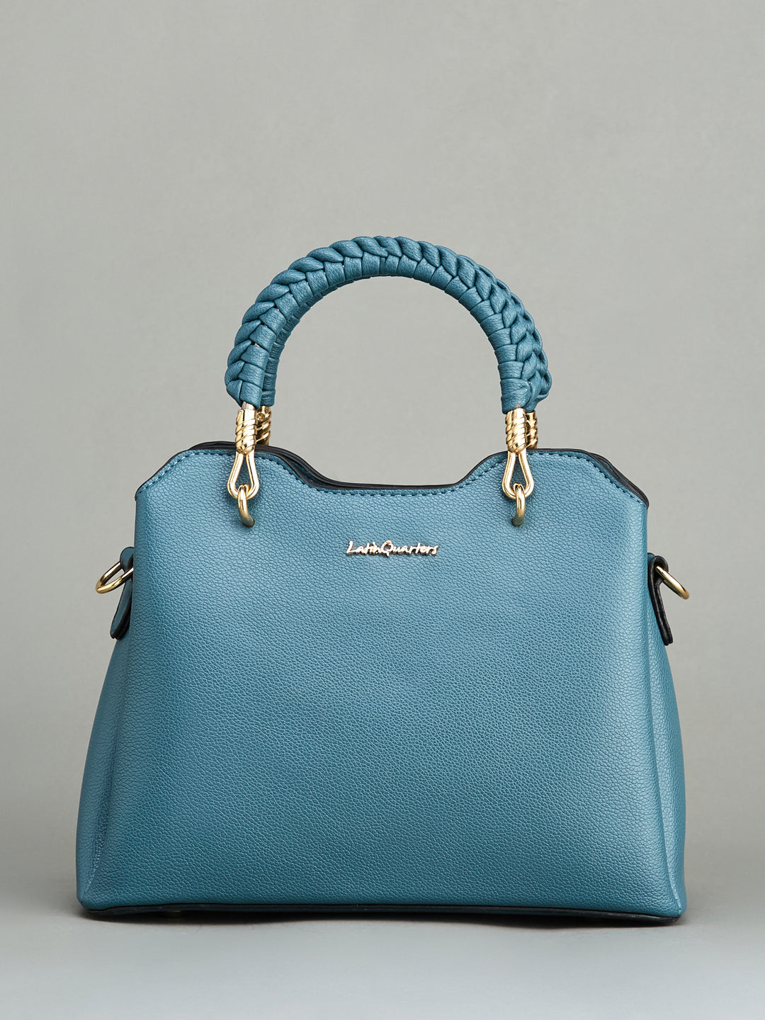 Latin Quarters Women Blue Solid Stylish Hand Bags For Casual