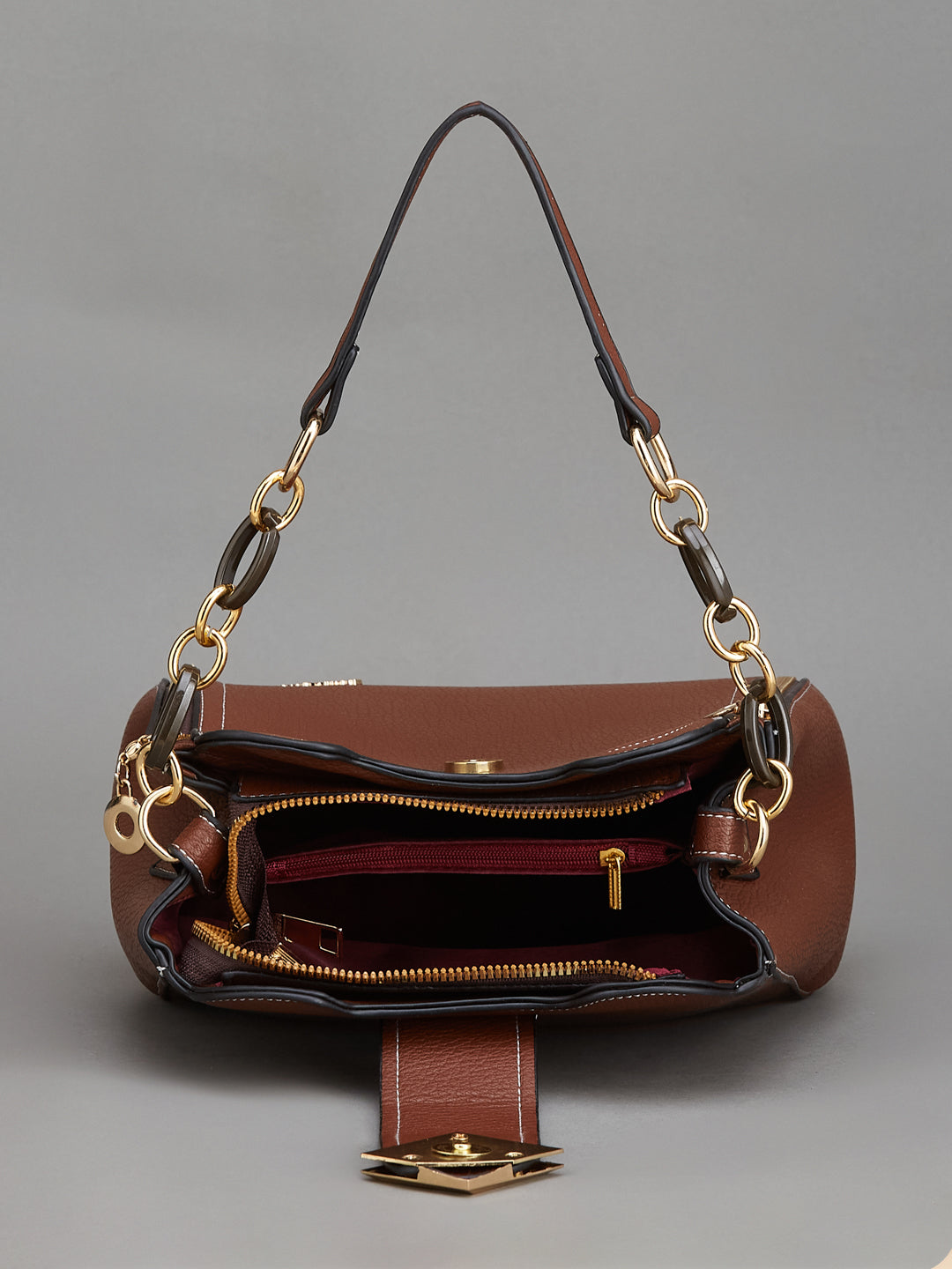 Women Brown Hand bag for Casual