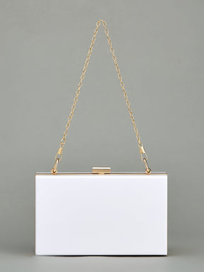 Latin Quarters Women's Clutch with Chain Strap | Evening Party Purse