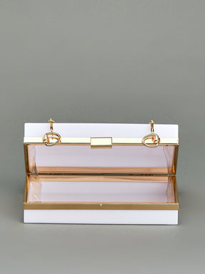 Latin Quarters Women's Clutch with Chain Strap | Evening Party Purse