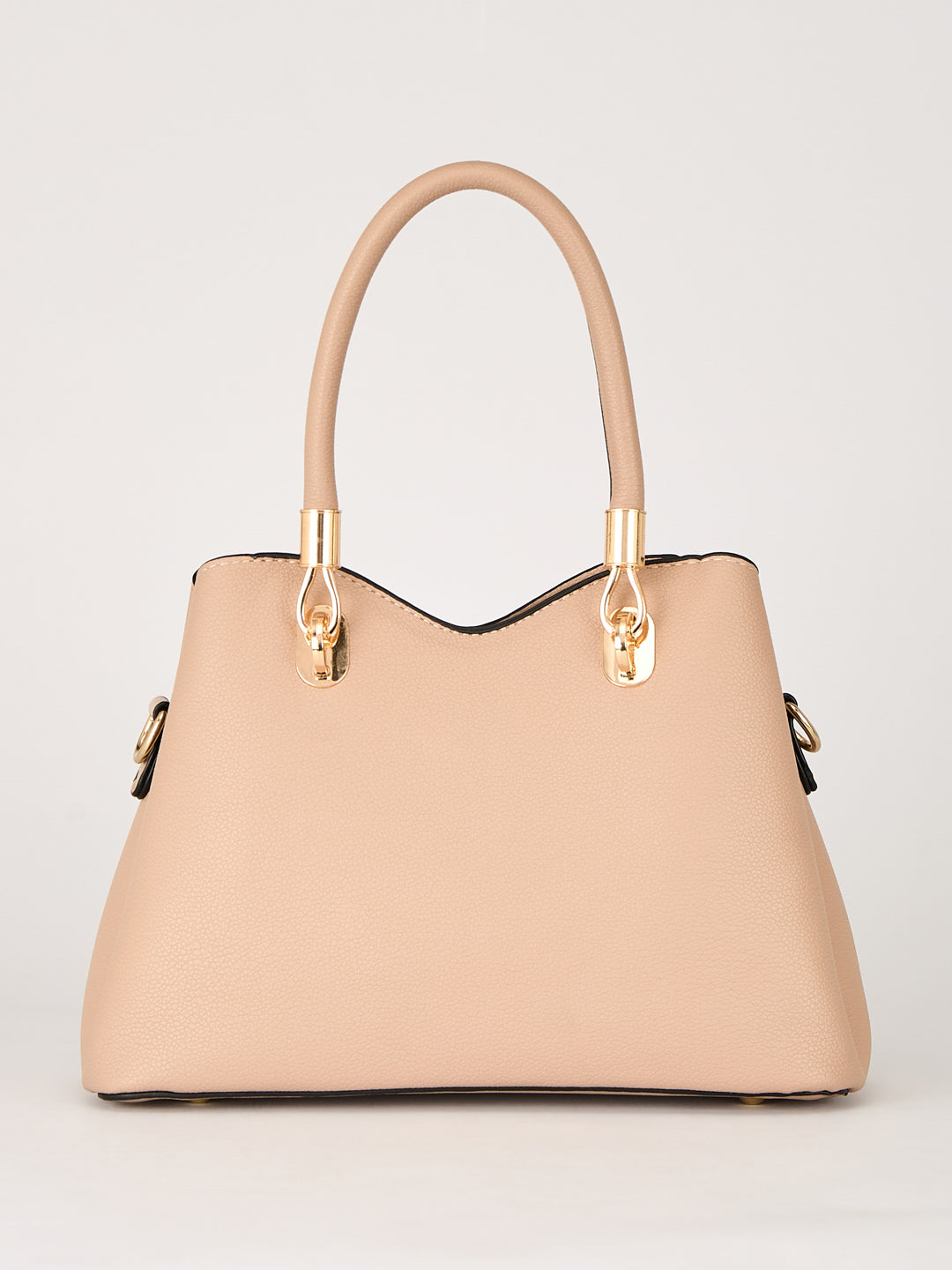 Latin Quarters Women's Beige Handbag & Matching Clutch Set