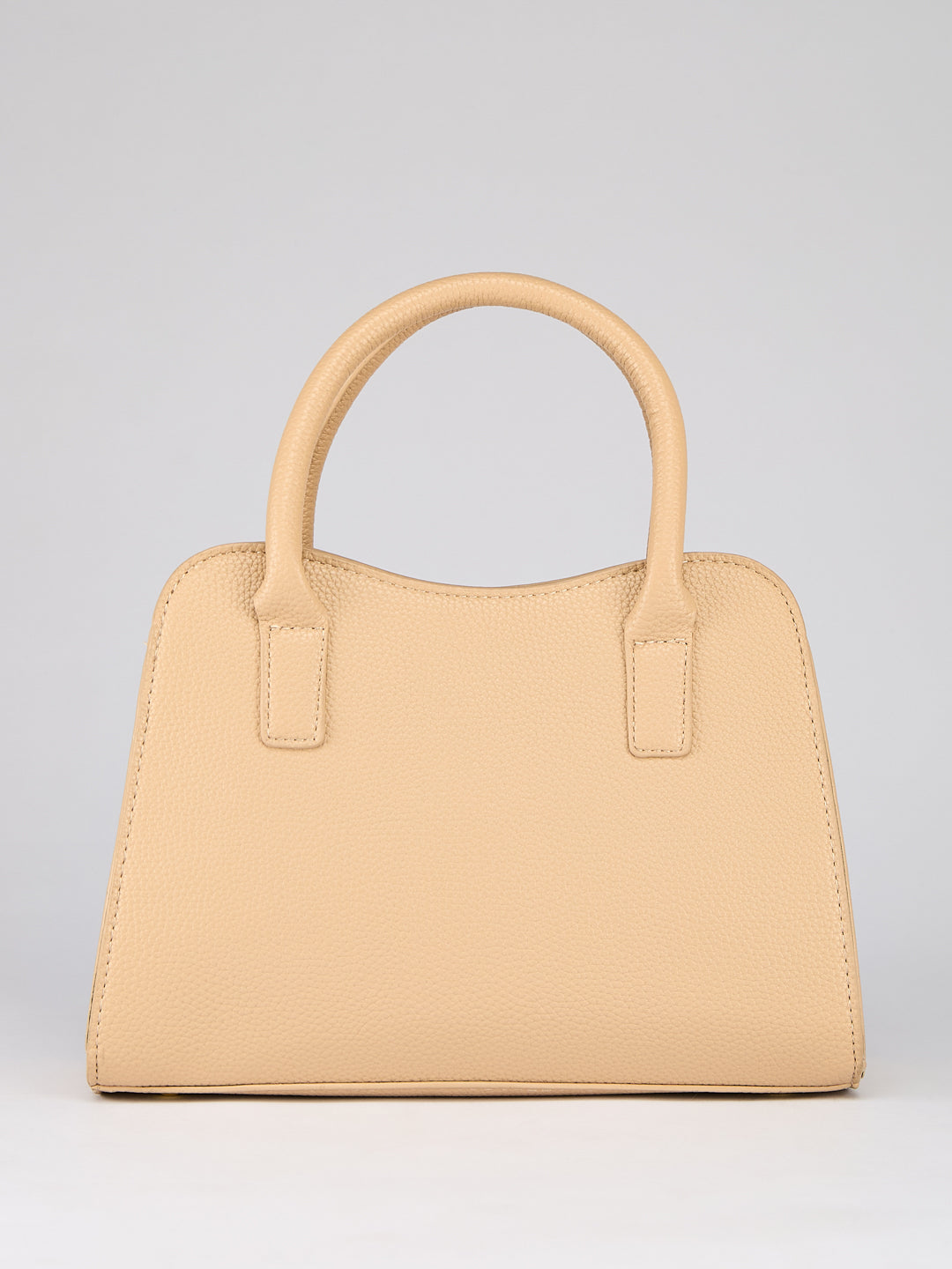 Latin Quarters Women's Beige Bow Handbag with Crossbody Strap