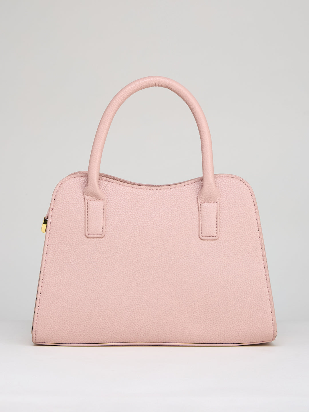 Latin Quarters Women's Pink Satchel Bag with Front Bow Detail