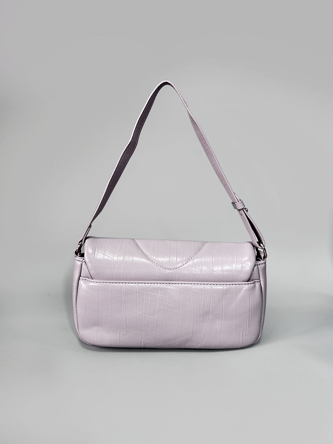 Latin Quarters Women Purple Textured Casual Shoulder Bag