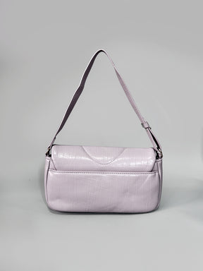 Latin Quarters Women Purple Textured Casual Shoulder Bag