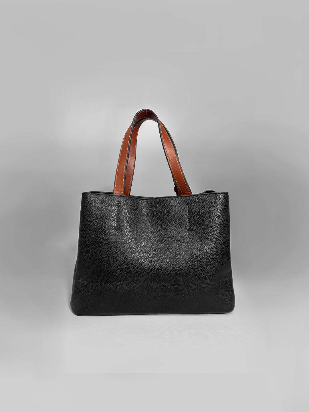 Latin Quarters Women Black Solid Casual Two handled Handheld Bag