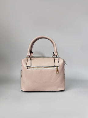 Latin Quarters Women Pink Solid Casual Handheld Bag