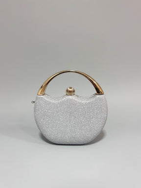 Latin Quarters Women Silver Embellished Casual Two handled Handheld Bag
