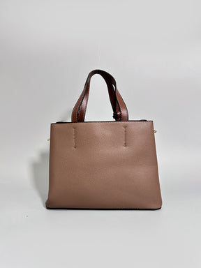 Latin Quarters Women Brown Solid Casual Handheld Bag