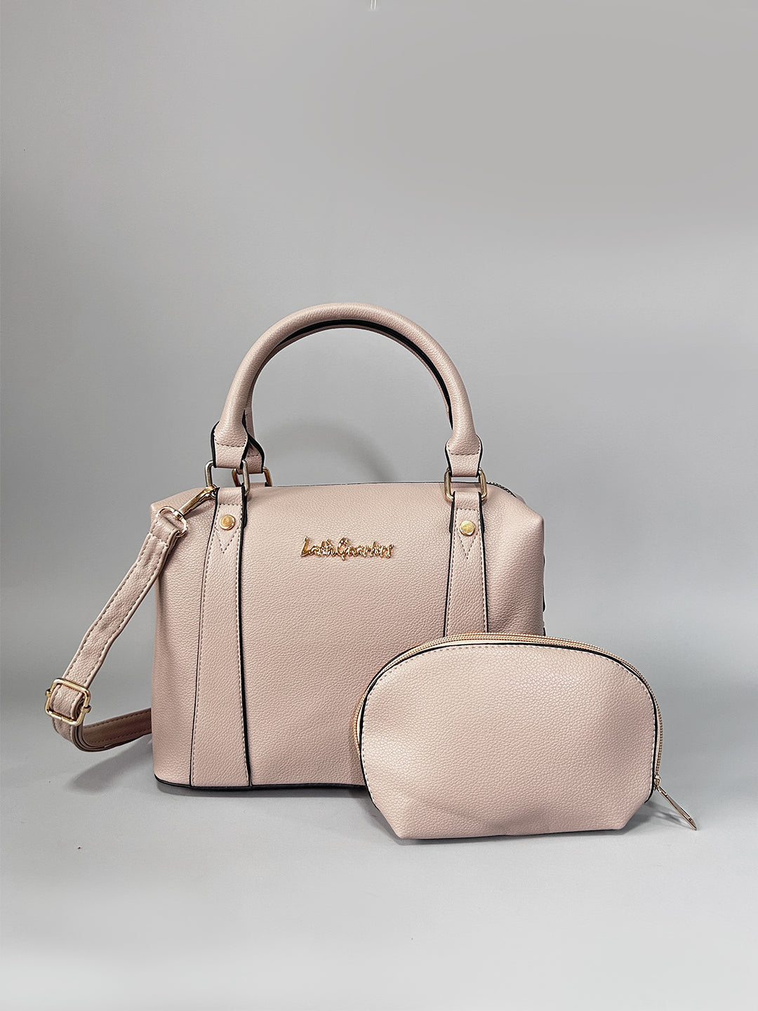 Latin Quarters Women Pink Solid Casual Handheld Bag
