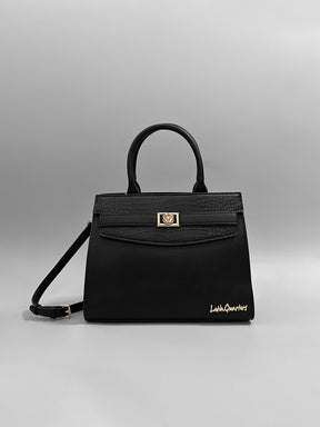 Latin Quarters Women Black Solid Casual Satchel Bag