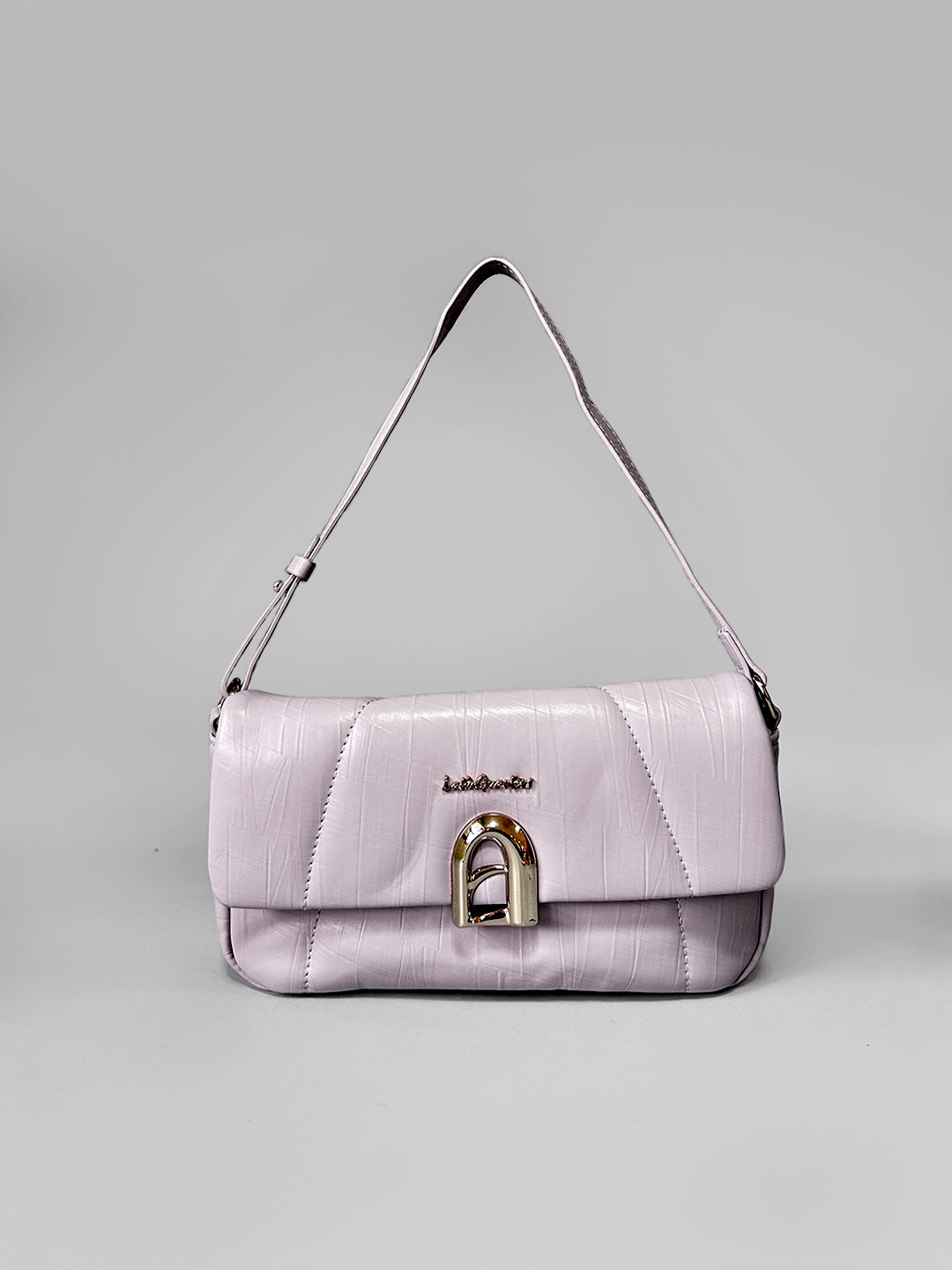 Latin Quarters Women Purple Textured Casual Shoulder Bag