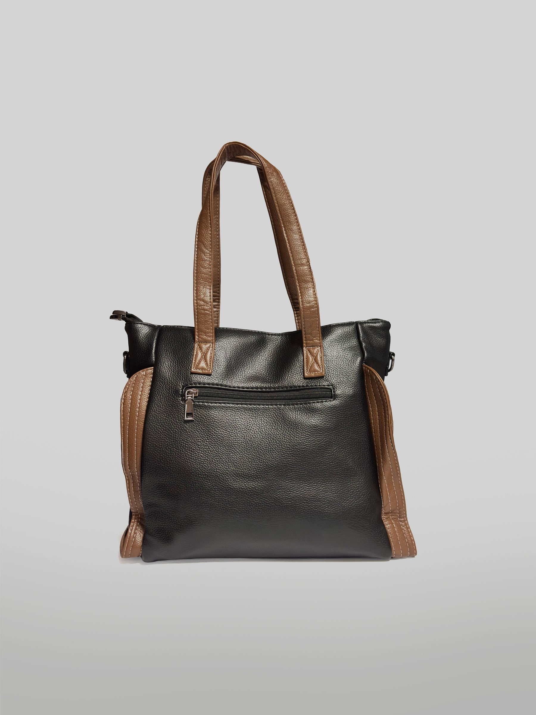 Latin Quarters Women Black Solid Handles Tote Bag