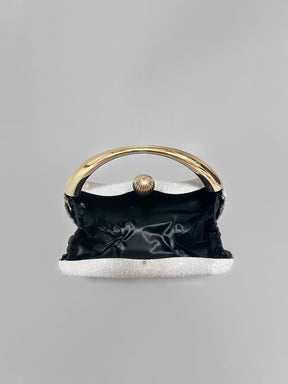 Latin Quarters Women Silver Embellished Casual Two handled Handheld Bag