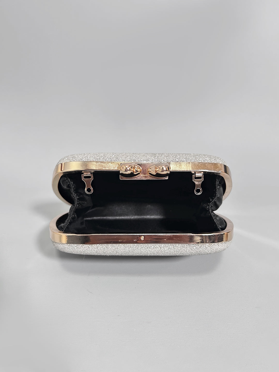 Latin Quarters Women Silver Embellished Party Sling Bag