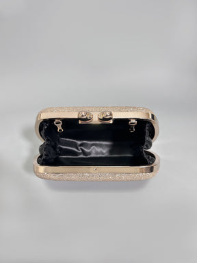 Latin Quarters Women Gold Embellished Party Sling Bag