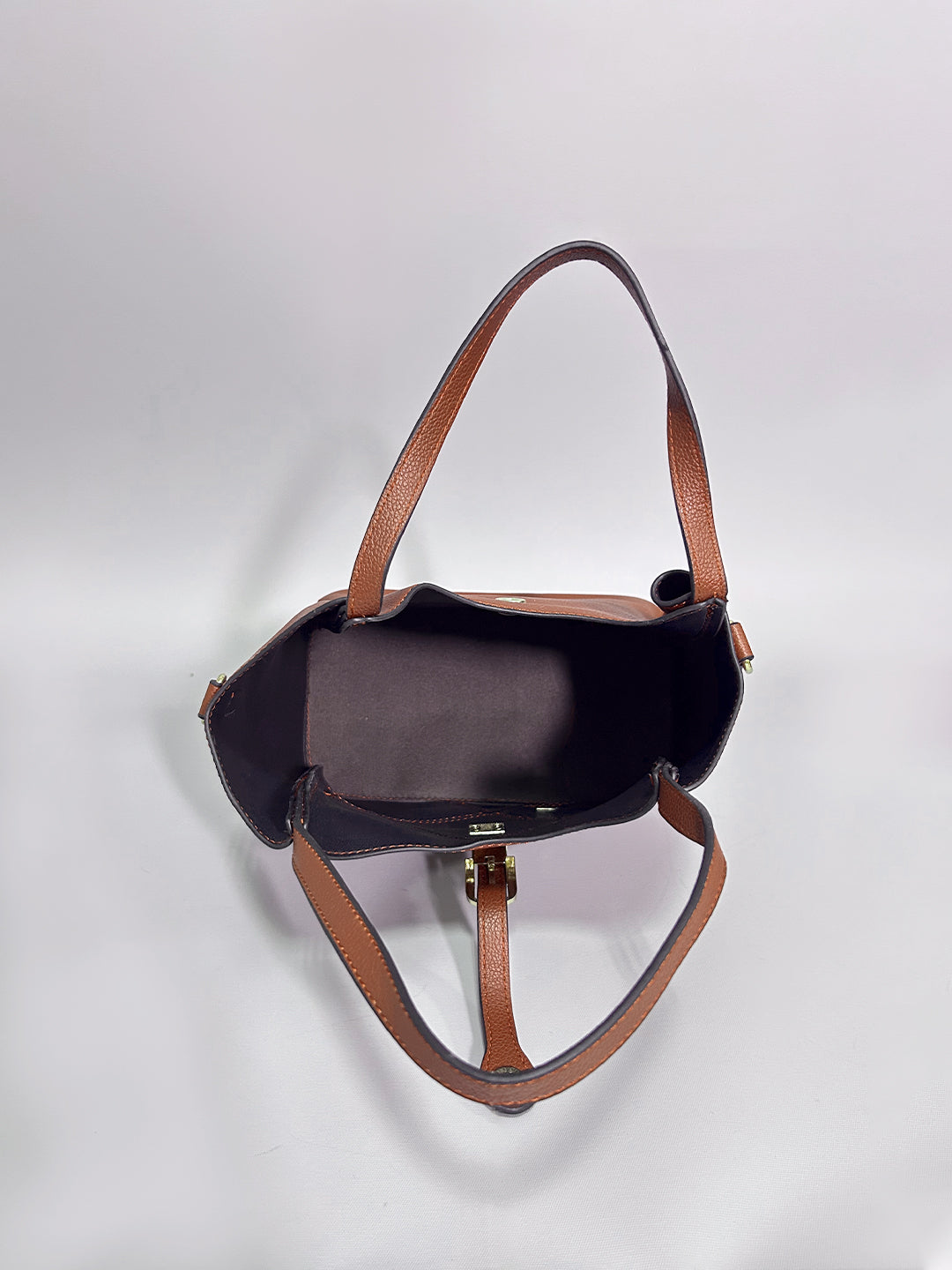 Latin Quarters Women Brown Solid Handheld Casual Bag