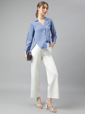 Latin Quarters Women's Blue Shirt