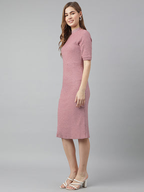 lilac midi bodycon dress Oh Polly Lilac Cowl Neck Midi Dress