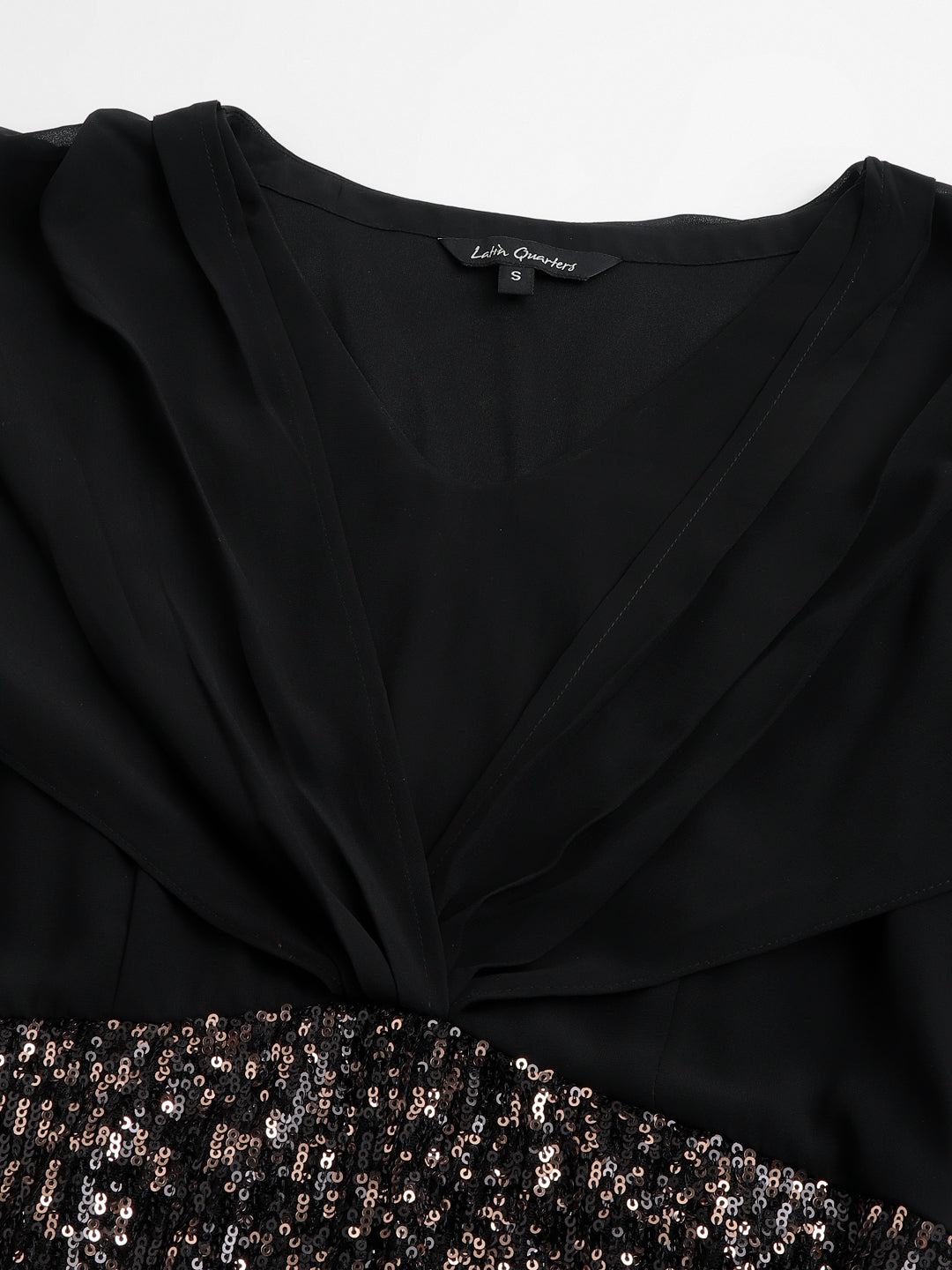 Black Cap Sleeve Solid Normal 2 Fir 1 Dress